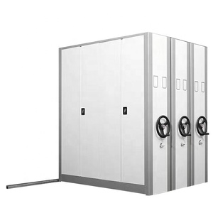 Modern Design Metal Movable Compact Archives Mobile Shelving System <strong>Filing</strong> <strong>Shelf</strong> for School and Workshop Use - Product Image 3