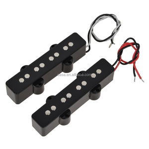 1 Juego de 4 cuerdas de JB bajo <span class=keywords><strong>Guiter</strong></span> puente cuello pinzas para Jazz Bass abierto Negro estilo BJ-60 - Product Image 3