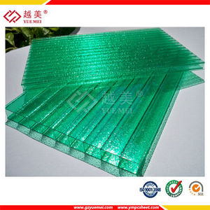 Yuemei marca curvas lexan hueco lámina de <span class=keywords><strong>policarbonato</strong></span> pc luz solar panel - Product Image 3