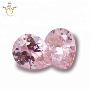 Precio de fábrica al por mayor forma de pera CZ piedra máquina Cut Cubic Zirconia áspera - Product Image 5