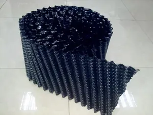 China Supply High Quality PVC Cooling Tower Infill Media Round Roll Type Cooling Tower Fill