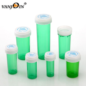 FRASCO CON TAPA RESISTENTE A NIÑOS DE 5DR 6DR 8DR 10DR 16DR 20DR PARA PASTILLAS - Product Image 2