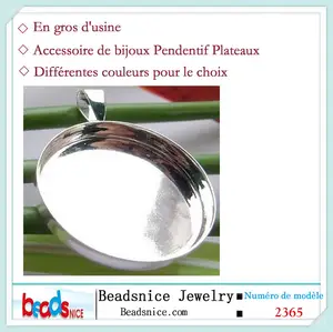 Beadsnice ID 2365 plateaux suspendus laiton accessoire de bijoux de base