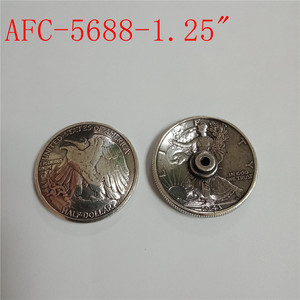 Concho de plata estilo western para silla de montar de caballo, material de zinc duradero, 1 1/4 pulgadas, pulido a mano, piedra fijada, 30 años de seguridad, fácil instalación - Product Image 3