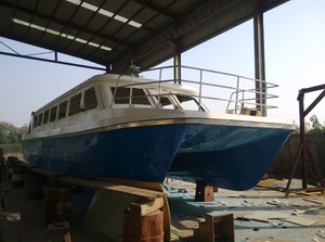 HA1800 FRP catamarano ad alta velocità giro turistico barca passeggeri rifugio costiero turismo piacere trasporto barca - Product Image 2