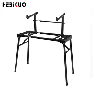 Q-60 Meilleur support de piano à clavier double réglable à <span class=keywords><strong>2</strong></span> niveaux à vendre Accessoires d'instruments de musique de Noël - Product Image 5