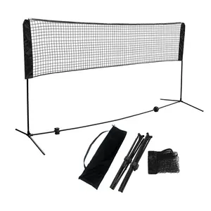 Factory direct sales 3M folding adjustable height portable badminton net stand