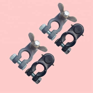 Pince de serrage à tête de fil, Terminal de batterie en laiton et en cuivre, connecteur négative Positive, 50 pièces - Product Image 3