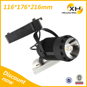 Lumen élevé commerciaux gros triphasé 20w cob led piste peut être obscurci - Product Image 1