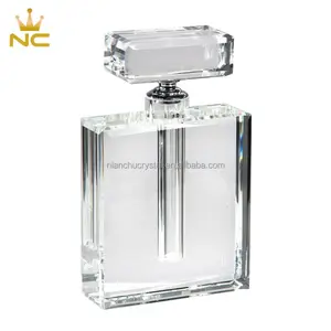 High End Clear 5 Ml 20 Ml Dubbele Afgeschuinde Vierkante Kristal Parfum Fles Voor Parfum Olie