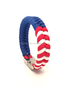 Braccialetto di Sopravvivenza in <span class=keywords><strong>Paracord</strong></span> Intrecciato a 3 Colori, Fornito dal Produttore all'Ingrosso - Product Image 2