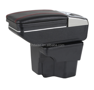 Reposabrazos para <span class=keywords><strong>Skoda</strong></span> <span class=keywords><strong>Fabia</strong></span>, Caja Central de Almacenamiento con Portavasos, Accesorio de Decoración Interior para Automóvil, 08-17 - Product Image 1