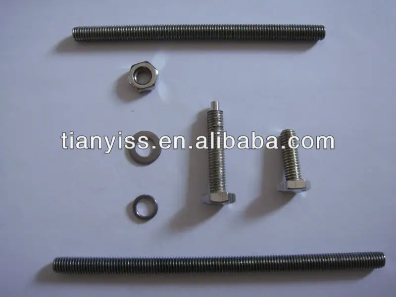 SS304 fasteners voor telecom gebruik bout moer ring voor koop