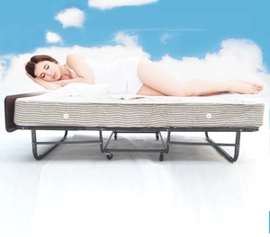 Cama plegable de acero usada para hotel portátil más vendida con colchón - Product Image 4