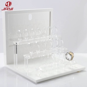 Sedex Factory Custom <span class=keywords><strong>Made</strong></span> Retail Nieuwe Acryl Horloge Display Stand Set - Product Image 6