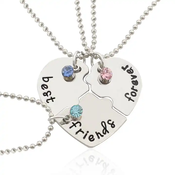Friendship necklace for 6, 6 best friend necklace, 6 way friendship ne –  YouLoveYouShop