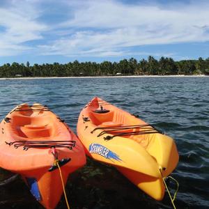 Plastic double kayak rotomolding boat