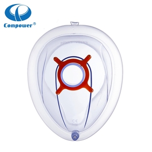 Masker Wajah pernapasan anestesi PVC katup cek tegak kualitas tinggi terlaris - Product Image 4