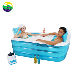 Baignoire <span class=keywords><strong>gonflable</strong></span> en plastique de grande taille, pliable et portable, de qualité supérieure, <span class=keywords><strong>pour</strong></span> adultes - Product Image 1