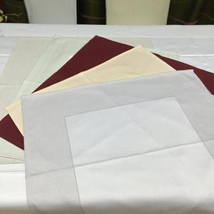 Serviette <span class=keywords><strong>de</strong></span> <span class=keywords><strong>table</strong></span> en <span class=keywords><strong>jacquard</strong></span> 100% coton, motif cercle français, pour mariage, hôtel - Product Image 2