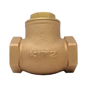Kitz Nhật Bản R <span class=keywords><strong>Class</strong></span> 125 Điều Khiển Bằng Tay Đúc Đồng Đu Kim Loại Kiểm Tra Van Không-Trở Lại Van Cho Cấp Nước - Product Image 1