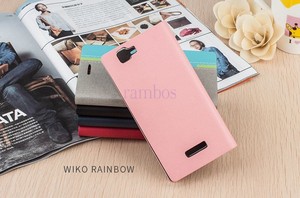 Mélanger la couleur étui en cuir avec fente pour carte imprimé personnalisé pour <span class=keywords><strong>WIKO</strong></span> arc - en - - Product Image 5
