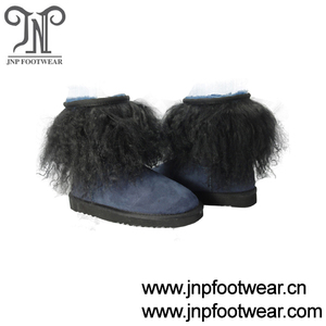 Nouveaux produits chauds en peau de <span class=keywords><strong>mouton</strong></span> bottes fourrées en peau de <span class=keywords><strong>mouton</strong></span> femmes cheville bottes En Gros - Product Image 2