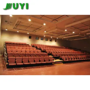 JY-780 factory price telescopic bleachers seats retractable seating systems