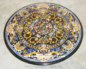 Black <b>Stone</b> <b>Table</b> <b>Top</b> - Product Image 1