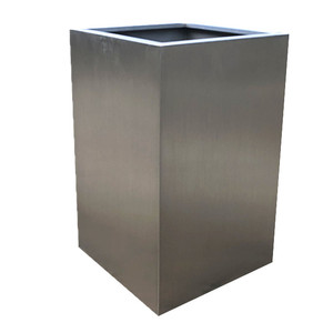 Jardinières personnalisées en acier inoxydable grand pot de fleurs en or rose avec support pour jardinières d'<span class=keywords><strong>intérieur</strong></span> Pots de fleurs - Product Image 2