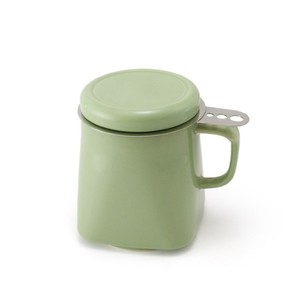 400cc Cuadrado <span class=keywords><strong>verde</strong></span> taza de té <span class=keywords><strong>con</strong></span> tapa y sistema de infusión para el aniversario - Product Image 5