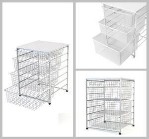 Chine Fournisseur OEM En Acier Enfants Chambre BRICOLAGE Placard Organisateur Garde-Robe Organisateur Kits - Product Image 4