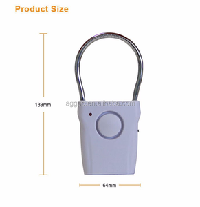 Maniglia della porta di Allarme, Porta Manopola Allarme 120dB Allarme per la Sicurezza Domestica Attivato, suoni di Allarme quando la Porta di sicurezza Manopola è Toccato - Product Image 2