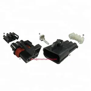 Conjunto de conector serie 280 metri-pack, 3 vías, macho y hembra, con cerradura TPA, CPA lock 12040977 15300003