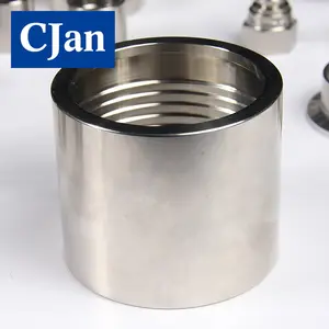 CJan-casquillo de engarce de manguera SS304, accesorios sanitarios de acero inoxidable, buje de acero inoxidable