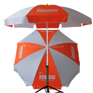 <span class=keywords><strong>Parasol</strong></span> pliable imperméable en polyester pour plage et terrasse, industriel, en acier inoxydable, 8 panneaux, rayon de 100 cm - Product Image 1