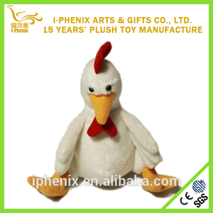 blanco promocional de la felpa <span class=keywords><strong>lindo</strong></span> juguete del <span class=keywords><strong>pollo</strong></span> - Product Image 1