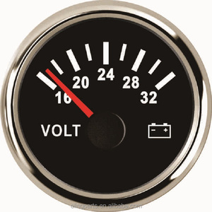 Impermeable 52mm voltímetro voltios gauge meter 24 V/16-32 V con retroiluminación para ATV UTV automóvil marina - Product Image 2