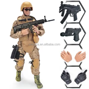 12 ''Amerikaanse Soldaten Speciale Krachten Actiefiguren Set-Digitale Desert Camouflage