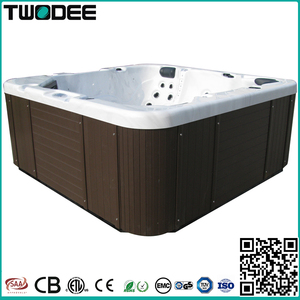 Mode rectangle acrylique 5 personnes deluxe <span class=keywords><strong>spa</strong></span> extérieur massage whirlpool <span class=keywords><strong>deux</strong></span> salon bain <span class=keywords><strong>à</strong></span> remous - Product Image 4