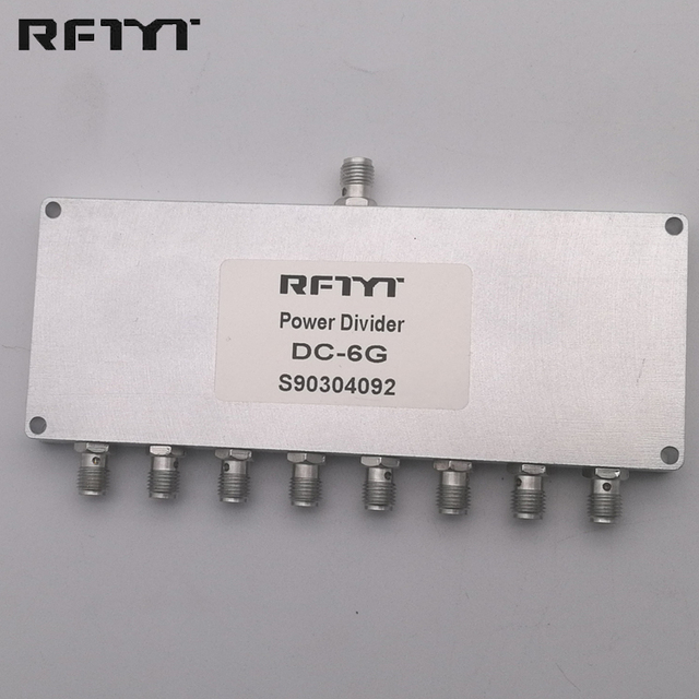 RFTYT 0-6Ghz RF 8 Way Microstrip Power Divider Splitter Manufacturers