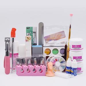 24 Pcs Professionnel Acrylique Paillettes Couleur Poudre Français Nail Art <span class=keywords><strong>Deco</strong></span> Tips Set - Product Image 4
