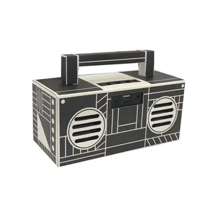 Modelo privado patente portátil mini caja de cartón altavoz