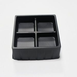 Tùy Chỉnh Màu Đen/Vàng Vỉ Nhựa Thermoforming Hình Trái Tim Dùng Một Lần Sô Cô La Biscuit Chèn Đóng Gói Khay - Product Image 5