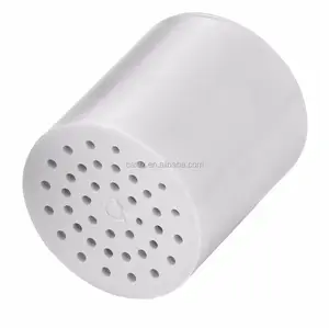 Sistem penyaringan pancuran air mandi pemurni pelembut air keras terpasang pada kepala pancuran menghilangkan klorin, logam berat