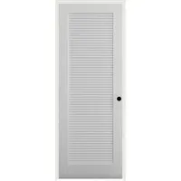 Houten louvered deur witte primer deur huid closet deur