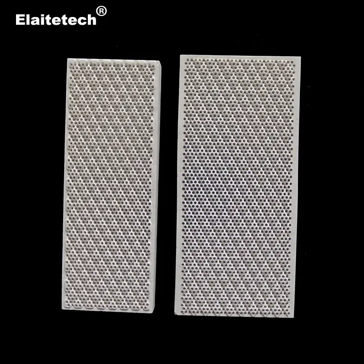 Far infrared cordierite honeycomb ceramic plate for gas stove and BBQ grills