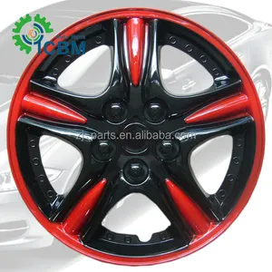 Universal car colored Wheel Covers Universal Hubcap Rim Cover 13 14 15 16 ABS auto plastic custom hubcaps