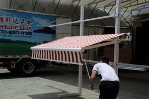 <span class=keywords><strong>Toldo</strong></span> Retráctil Económico para Balcón, Toldos Retráctiles Manuales con Cenefa - Product Image 2