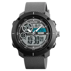 skmei 1361 sports watches men digital watch display double face watch